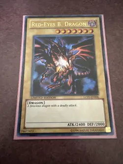 Yugioh Red-Eyes B. Dragon LC01-EN006 Ultra Rare Limited Edition NM - Image 2