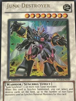 Yu-Gi-Oh! Junk Destroyer 5DS3-EN039 Ultra 1st NM/M x1 MISPRINT NAME WAY OFF CNTR - Image 2