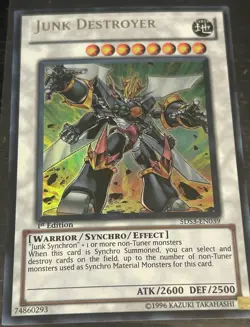 Yu-Gi-Oh! Junk Destroyer 5DS3-EN039 Ultra 1st NM/M x1 MISPRINT NAME WAY OFF CNTR - Image 4