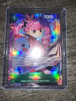 One Piece CCG Perona OP12-034 Legacy of the Master NM Condition Alt Art - Image 1