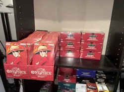 One Piece OP-13 Carrying on His Will Sleeved Blister Booster Packs (LOT Of 98) - Image 1