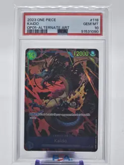 2023 One Piece Kaido Awakening Of New Era OP05-118 SEC Alt Art PSA 10 ENGLISH - Image 1