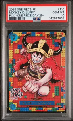 2025 ONE PIECE JPN PREMIUM COLLECTION ONE PIECE DAY'25 MONKEY D. LUFFY PSA 10 - Image 1