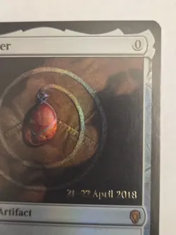 MTG: Dominaria United - Mox Amber (Prerelease Card) - Foil (LP) - Image 3