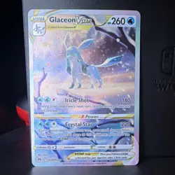 Pokemon Glaceon VSTAR Full Art Holo Ultra Rare Crown Zenith GG40/GG70 TCG Card - Image 1