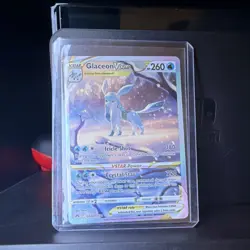 Pokemon Glaceon VSTAR Full Art Holo Ultra Rare Crown Zenith GG40/GG70 TCG Card - Image 3