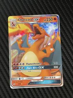 Charizard GX Hidden Fates Holo Ultra Rare Card 9/68 Pokemon TCG NM Condition - Image 1