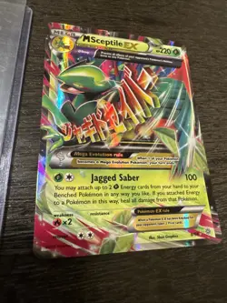 2015 Pokemon TCG - M Sceptile EX #8/98 - XY Ancient Origins RARE Card NM/Mint - Image 2