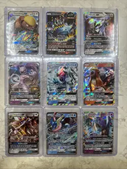Pokemon Holo Rare Lot Of 9 GX Cards - NM - Image 1