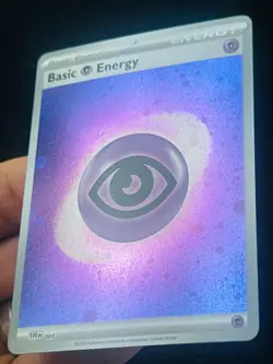 Basic Psychic SVE 005 - 151 Swirl Cosmo Holo - LP - NM - Pokemon TCG Card - Image 2