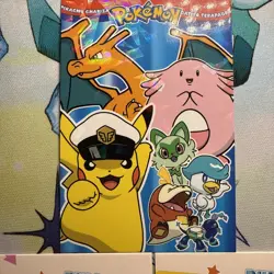 3 Cracked Ice Holo Pikachu Captain Card Database NON-TCG Set Of 3 Lot Pokemon - Image 2