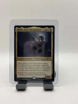 MTG, Malik, Grim Manipulator NM 23 Slx Cards Secret Lair Exclusive Regular - Image 1
