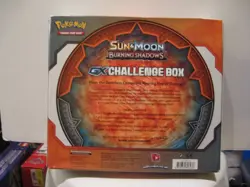 POKEMON TRADING CARD GAME SUN & MOON/BURNING SHADOWS LYCANROC GX CHALLENGE BOX - Image 2