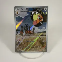 Pokemon Card - Farigiraf Paldea Evolved 228/193 Holo Illustration Rare - LP - Image 1