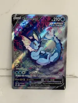 Vaporeon V SWSH181 SWSH: Sword & Shield Promo Cards Holo NM - Image 1