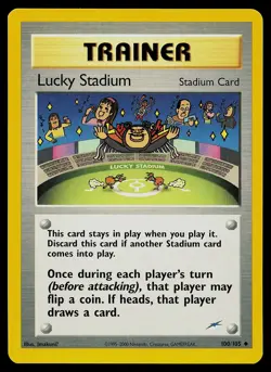 Pokemon Card - Lucky Stadium Neo Destiny 100/105 Uncommon - Image 1