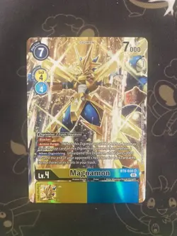 Digimon Card Game - Magnamon - BT8-038 - Alternate Alt Art Super Rare - MINT - Image 1