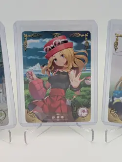 Lana, Lillie Pokemon Waifu Cards Goddess Story Doujin Anime girl CCG Waifu Cards - Image 3