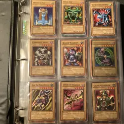 vintage yugioh cards First Editions 1996 Card Collection Binder Full 300+ Cards - Image 2