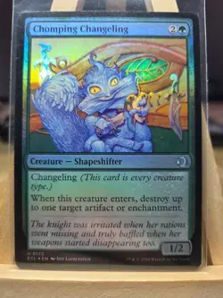 MTG - Chomping Changeling - Foil - Lorwyn Eclipsed (ECL) - #172 - Image 1