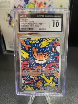 CGC 10 Tatsugiri 186/167 Pokemon Twilight Masquerade 🔥 - Image 1
