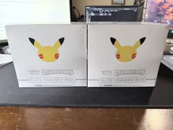 Pokemon TCG: 25th Anniversary Celebrations Elite Trainer Box (2021) - Lot of 2 820650809439 - Image 1