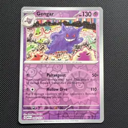 Pokemon Card Gengar Pokemon 151 Reverse Holo Rare 094/165 Near Mint - Image 1