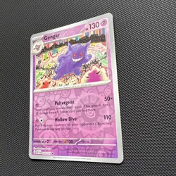 Pokemon Card Gengar Pokemon 151 Reverse Holo Rare 094/165 Near Mint - Image 3
