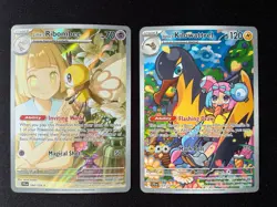 Pokemon TCG - Full Art Lot - Lillie's Ribombee 164, Iono's Kilowattrel 163 - NM - Image 1
