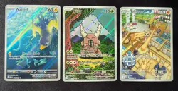 Pokemon TCG - TWM Full Art Lot - Wattrel 178/167, Pinsir 168/167, Timburr- NM - Image 1