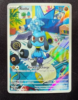 Pokemon TCG - Riolu 215/198 - SV01 Scarlet & Violet Base Set - NM - Image 1