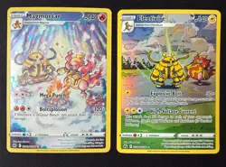 Pokemon TCG - Crown Zenith Full Art Lot - Magmortar GG03, Elective GG08 - NM - Image 1