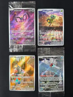 Pokemon TCG -SVP Promo Lot - Mimikyu, Pecharunt, Ogerpon, Iron Bundle - NM - Image 1