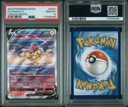 2023 Pokemon SWSH Crown Zenith Raikou V #GG41 Gem Mint PSA 10 - Image 5