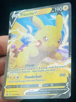 Pikachu V SWSH061 - LP - NM - Black Star Promo - PLANETA Tsuji - Pokemon - Image 2