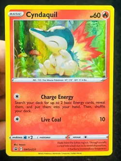Cyndaquil SWSH221 - Black Star Promo - Teeziro - LP - NM - Pokemon - Image 1