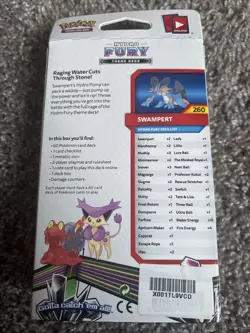 Pokemon Swampert Artwork Hydro Fury Theme Deck Sun & Moon Celestial Storm 2018 - Image 2
