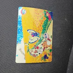 POKEMON POCKET MONSTERS VENDING PRISM STICKER 452 RAICHU EEVEE SUNFLOWER FIELDS - Image 1