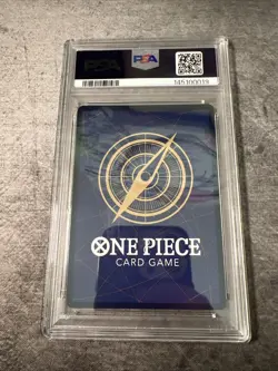 2024 ONE PIECE OP08 #109 TWO LEGENDS MONKEY D LUFFY TREASURE RARE PSA 10 GEM MNT - Image 2