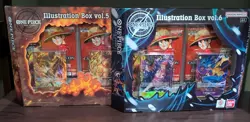 One Piece TCG Illustration Box Vol 5 & Vol 6 BUNDLE SEALED Carrying On His Will - Image 1