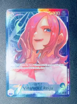 One Piece Wings Of The Captain Vinsmoke Reiju OP06-042 Leader Alt Art ENG - Image 1
