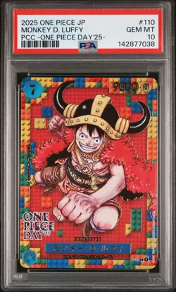 2025 ONE PIECE JPN PREMIUM COLLECTION ONE PIECE DAY'25 MONKEY D. LUFFY PSA 10 - Image 1