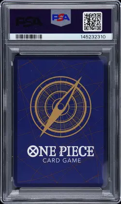 2025 ONE PIECE OP13-CARRYING ON HIS WILL ALTERNATE ART MONKEY D. LUFFY PSA 9 - Image 2