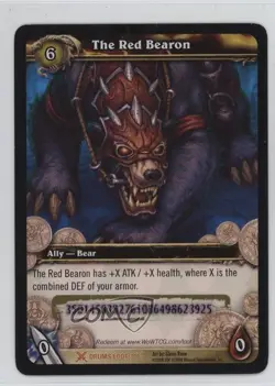 2008 World of Warcraft TCG: Drums War Loot/Insert Redemptions Redeemed #3 - Image 1