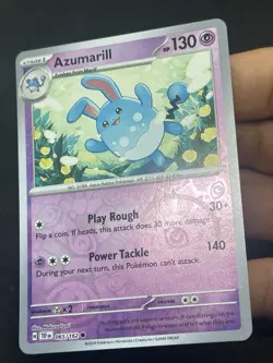 Azumarill 065/162 Reverse holo - Pokemon TCG Card - Image 2