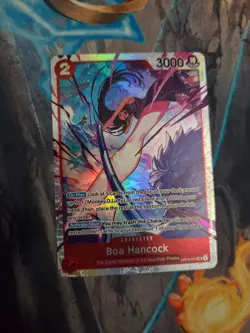 Boa Hancock OP12-014 SR ONE PIECE Tcg Card Game NM Red English - Image 1
