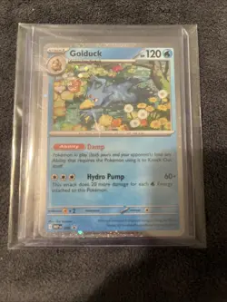 Pokemon TCG Mega Evolution Golduck 008 Black Star Promo Holo English MINT Card - Image 1