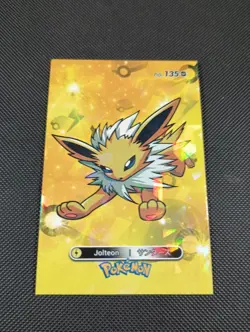 Pokemon 2024 Card Database Cracked Ice Holo Jolteon 135 Peru Borderless - Image 1