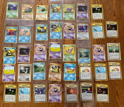 Vintage Japanese Pokemon cards _Lot of 38_ NM _ Fossil , Base & Gym - Image 1