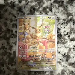 Pokemon TCG 13 Card Mixed Lot EX Foil Regular Eevee Perrin Dachsbun Munkidori - Image 1
